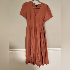 Universal Thread Wrap Dress with Pockets
